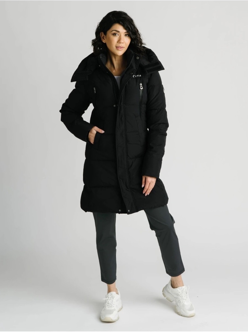 Black ZYIA Vondelpark Puffy Coat